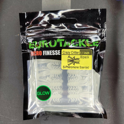 EuroTackle Crazy Critter Bait Superglow 8/pk Stony Tackle Shack Fishing Baits & Lures art-noise.myshopify.com eurotackle-crazy-critter-bait-superglow-8-pk