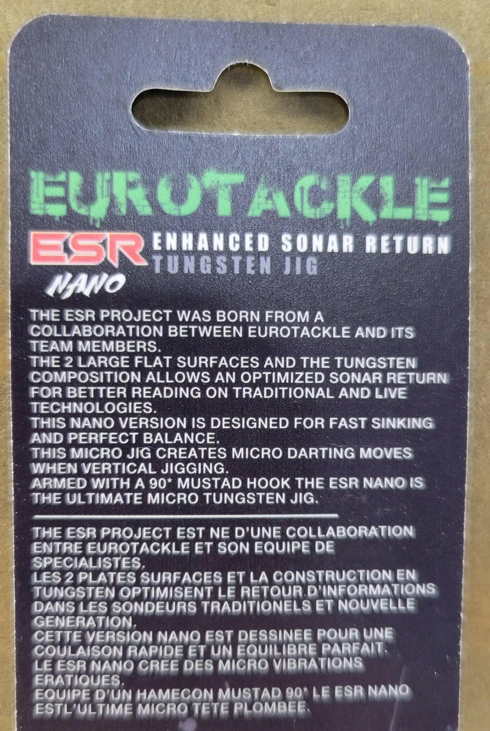 EuroTackle ESR Nano 3.5mm Jig Heads Chartreuse 2pcs