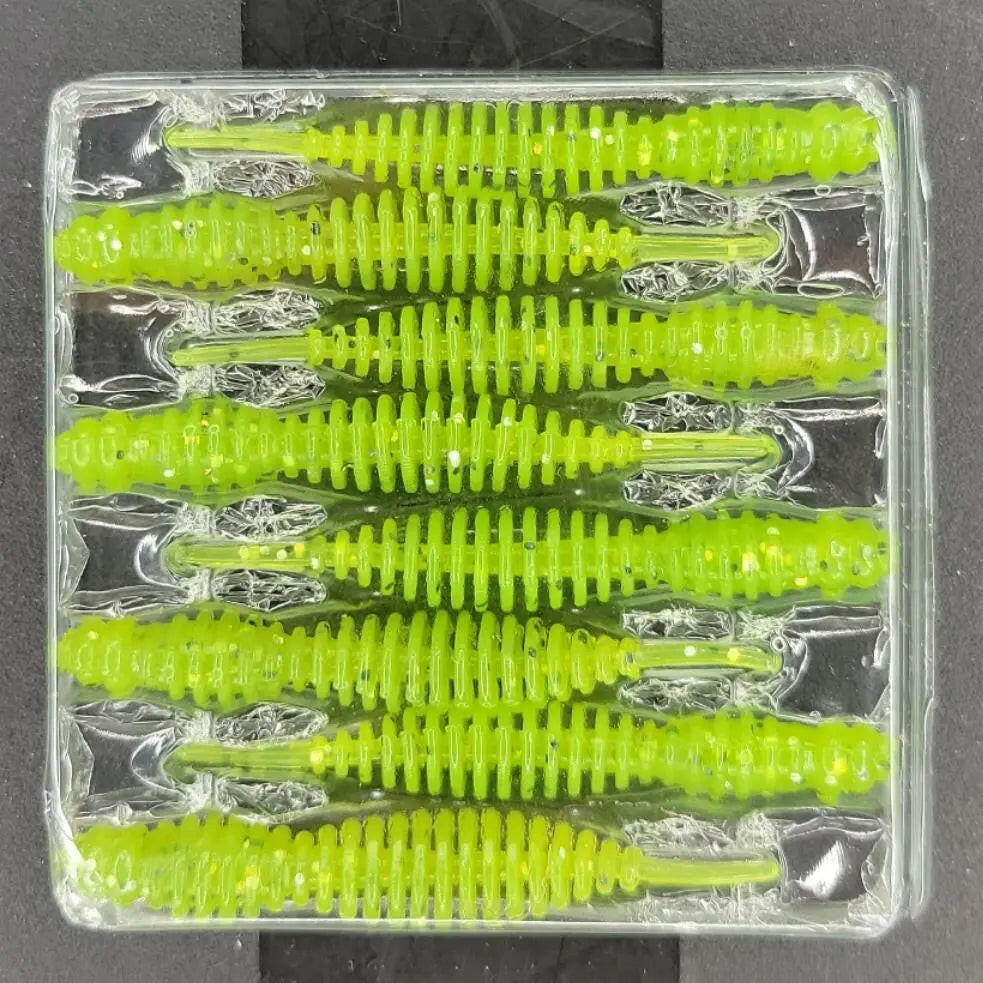 EuroTackle Fat Assasin Bait Chartreuse 8/pk