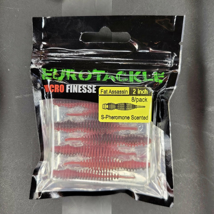 EuroTackle Fat Assasin Bait Dark Rage 8/pk