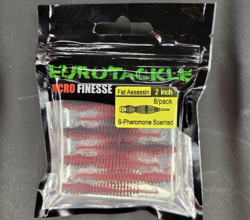 EuroTackle Fat Assasin Bait Dark Rage 8/pk