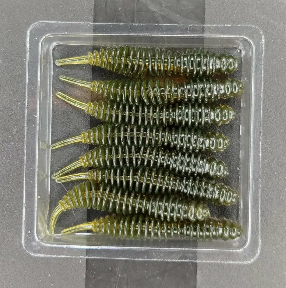 EuroTackle Fat Assasin Bait Green Pumpkin 8/pk