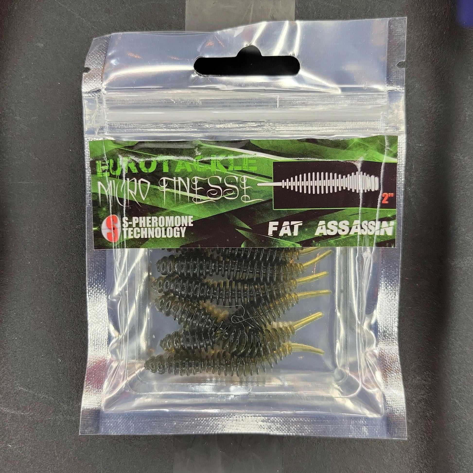 EuroTackle Fat Assasin Bait Green Pumpkin 8/pk Stony Tackle Shack Fishing Baits & Lures art-noise.myshopify.com eurotackle-fat-assasin-bait-green-pumpkin-8-pk