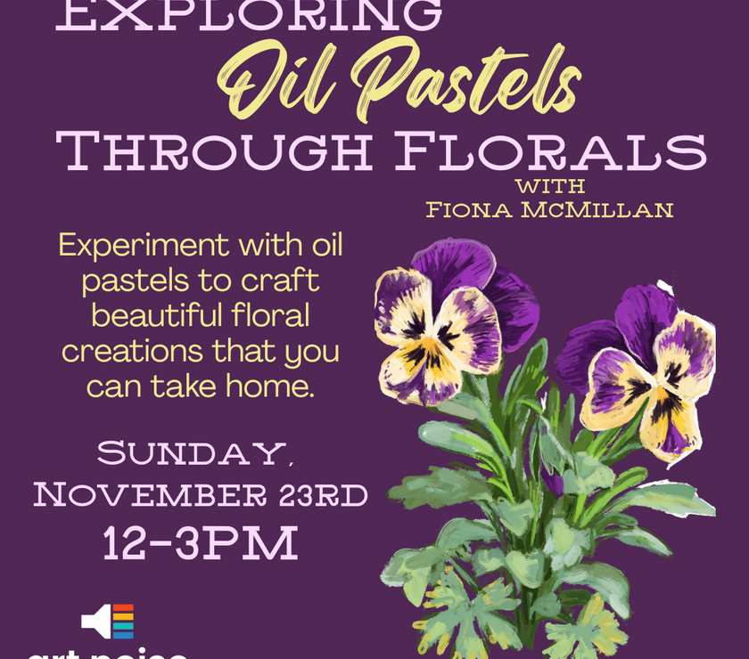Exploring Oil Pastels Through Florals with Fiona McMillan
