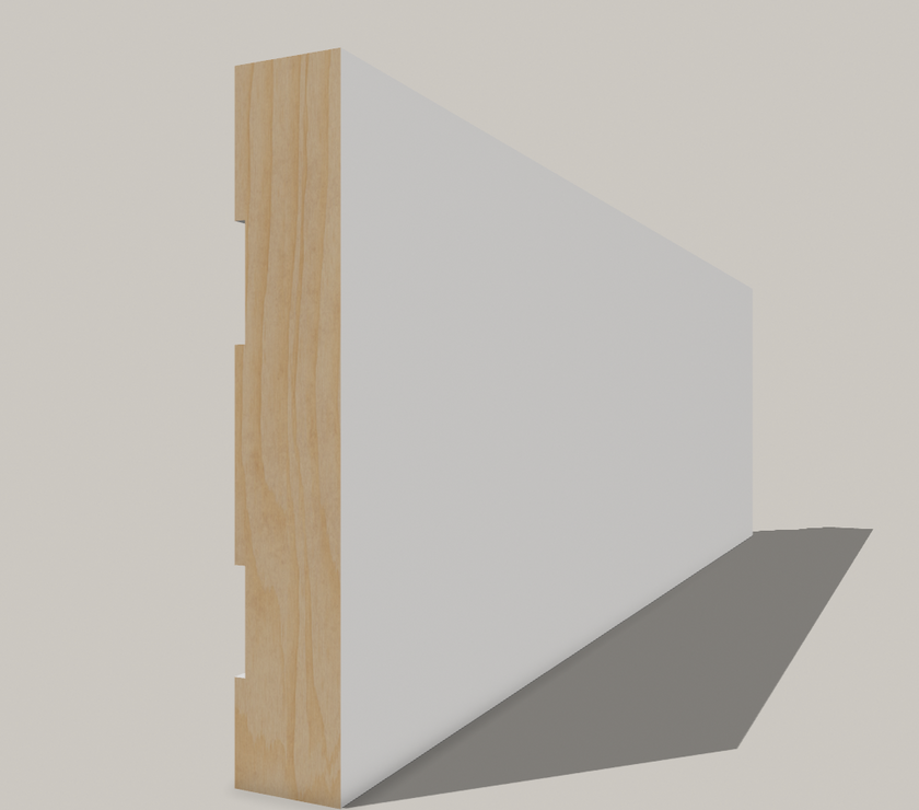Flat Stock Casing – Modern Paulownia Door & Window Trim with Crisp, Square Edge Profile
