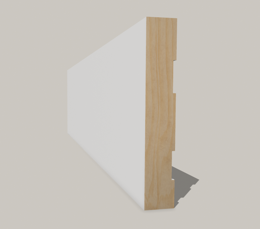 Flat Stock Casing – Modern Paulownia Door & Window Trim with Crisp, Square Edge Profile