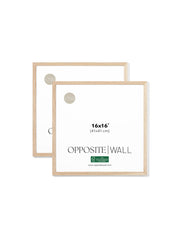 Solid Oak Frame (2 Pack), 16x16 in | 41x41 cm