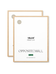 Solid Oak Frame (2 Pack), 18x24 in | 46x61 cm