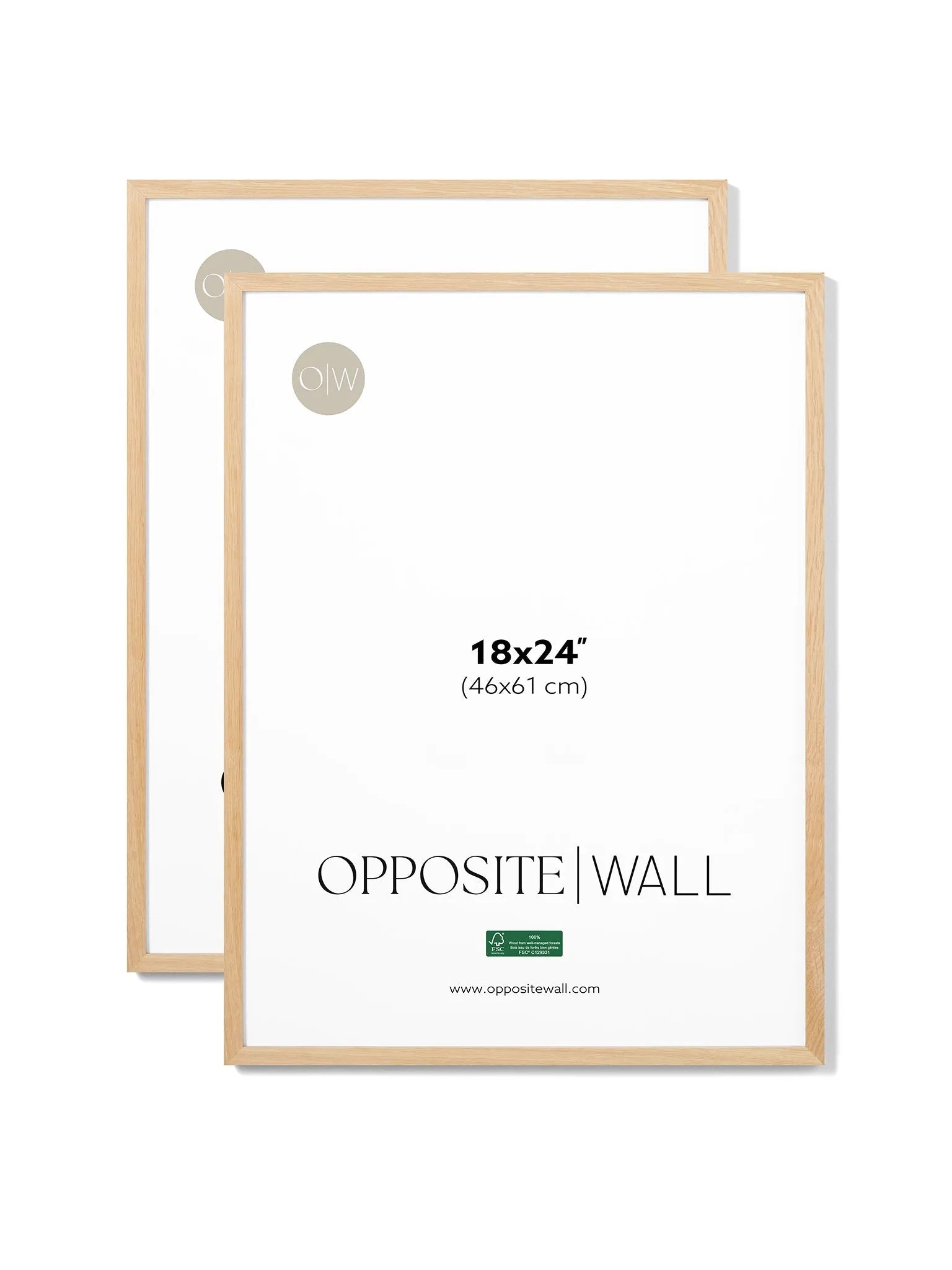 Solid Oak Frame (2 Pack), 18x24 in | 46x61 cm Opposite Wall Frame art-noise.myshopify.com solid-oak-frame-2-pack-18x24-in-46x61-cm Solid Oak Frame (2 Pack), 18x24 in | 46x61 cm Opposite Wall Frame art-noise.myshopify.com solid-oak-frame-2-pack-18x24-in-46x61-cm