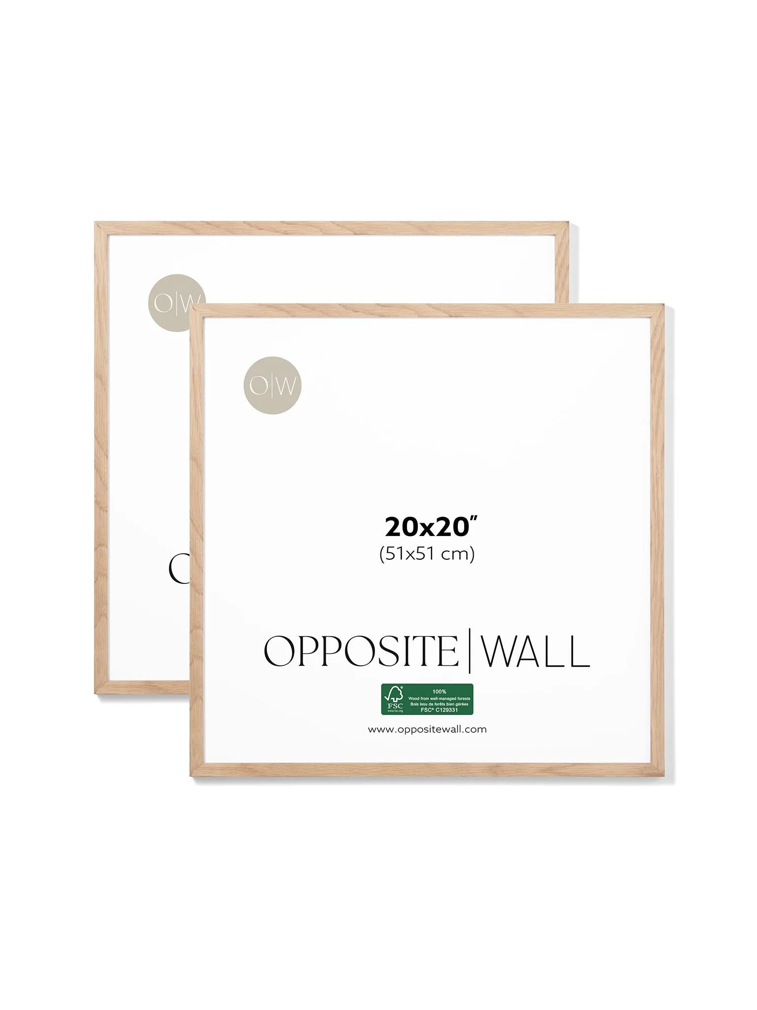 Solid Oak Frame (2 Pack), 20x20 in | 51x51 cm Opposite Wall Frame art-noise.myshopify.com solid-oak-frame-2-pack-20x20-in-51x51-cm Solid Oak Frame (2 Pack), 20x20 in | 51x51 cm Opposite Wall Frame art-noise.myshopify.com solid-oak-frame-2-pack-20x20-in-51x51-cm
