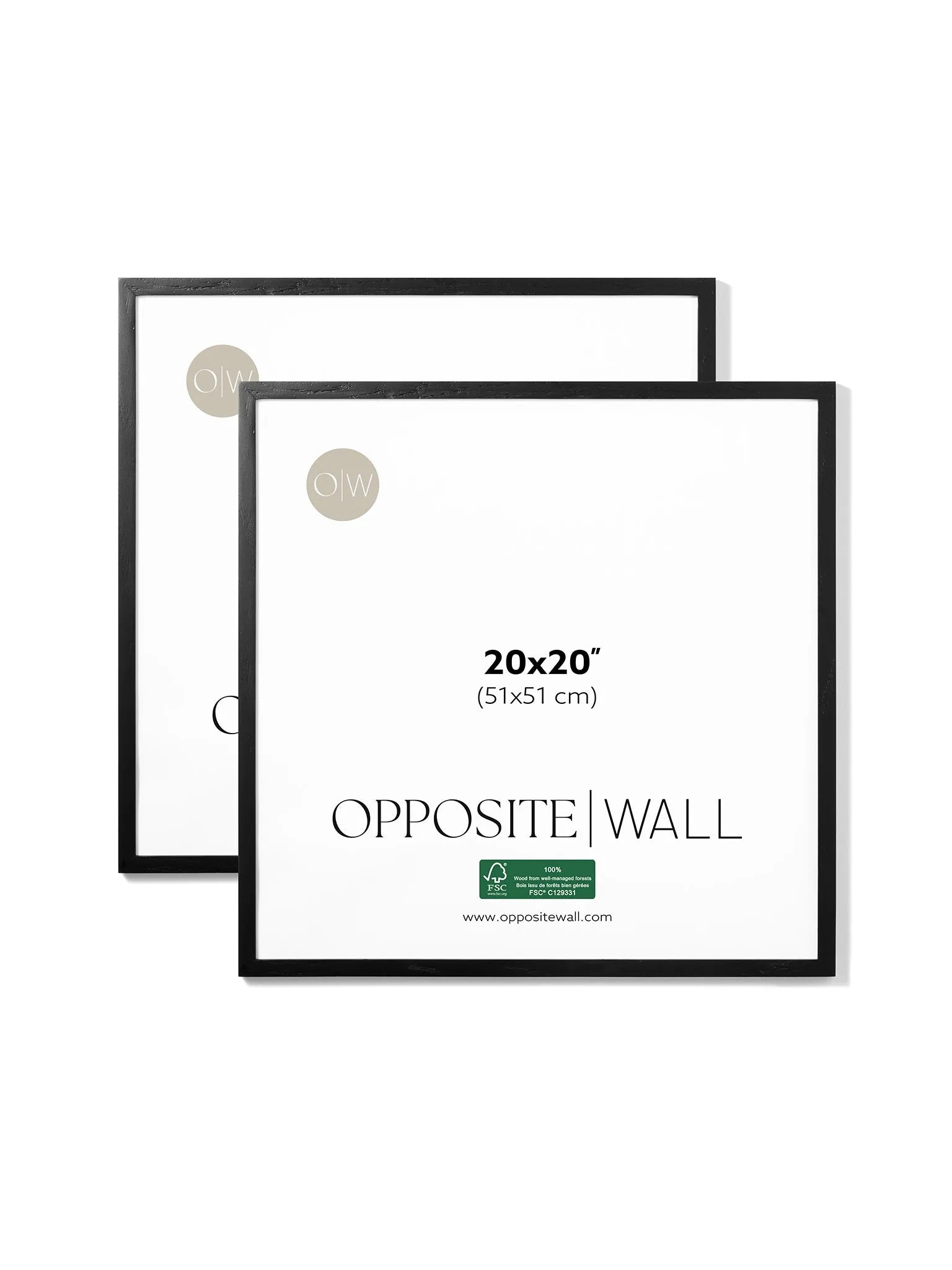 Black Oak Frame (2 Pack), 20x20 in | 51x51 cm Opposite Wall Frame art-noise.myshopify.com black-oak-frame-2-pack-20x20-in-51x51-cm Black Oak Frame (2 Pack), 20x20 in | 51x51 cm Opposite Wall Frame art-noise.myshopify.com black-oak-frame-2-pack-20x20-in-51x51-cm