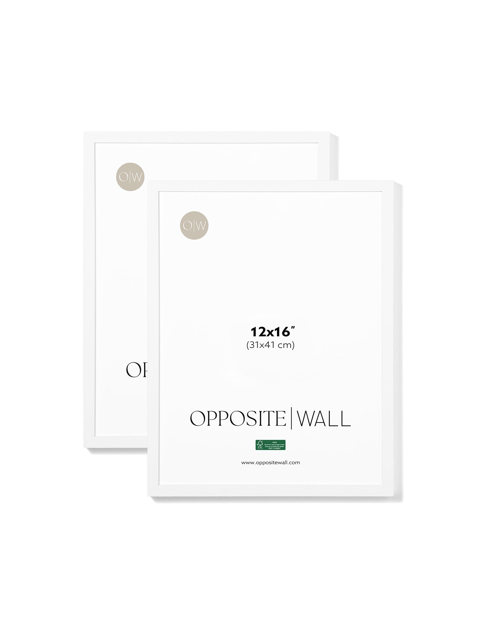 White Oak Frame (2 Pack), 12x16 in | 31x41 cm Opposite Wall Frame art-noise.myshopify.com white-oak-frame-2-pack-12x16-in-31x41-cm
