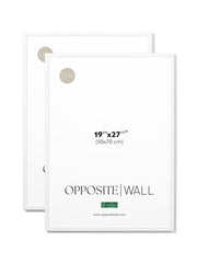 White Oak Frame (2 Pack), 19¾x27½ in | 50x70 cm Opposite Wall Frame art-noise.myshopify.com white-oak-frame-2-pack-19-x27-in-50x70-cm