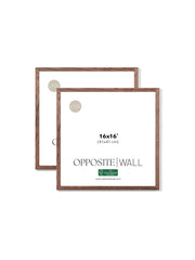 Dark Oak Frame (2 Pack), 16x16 in | 41x41 cm