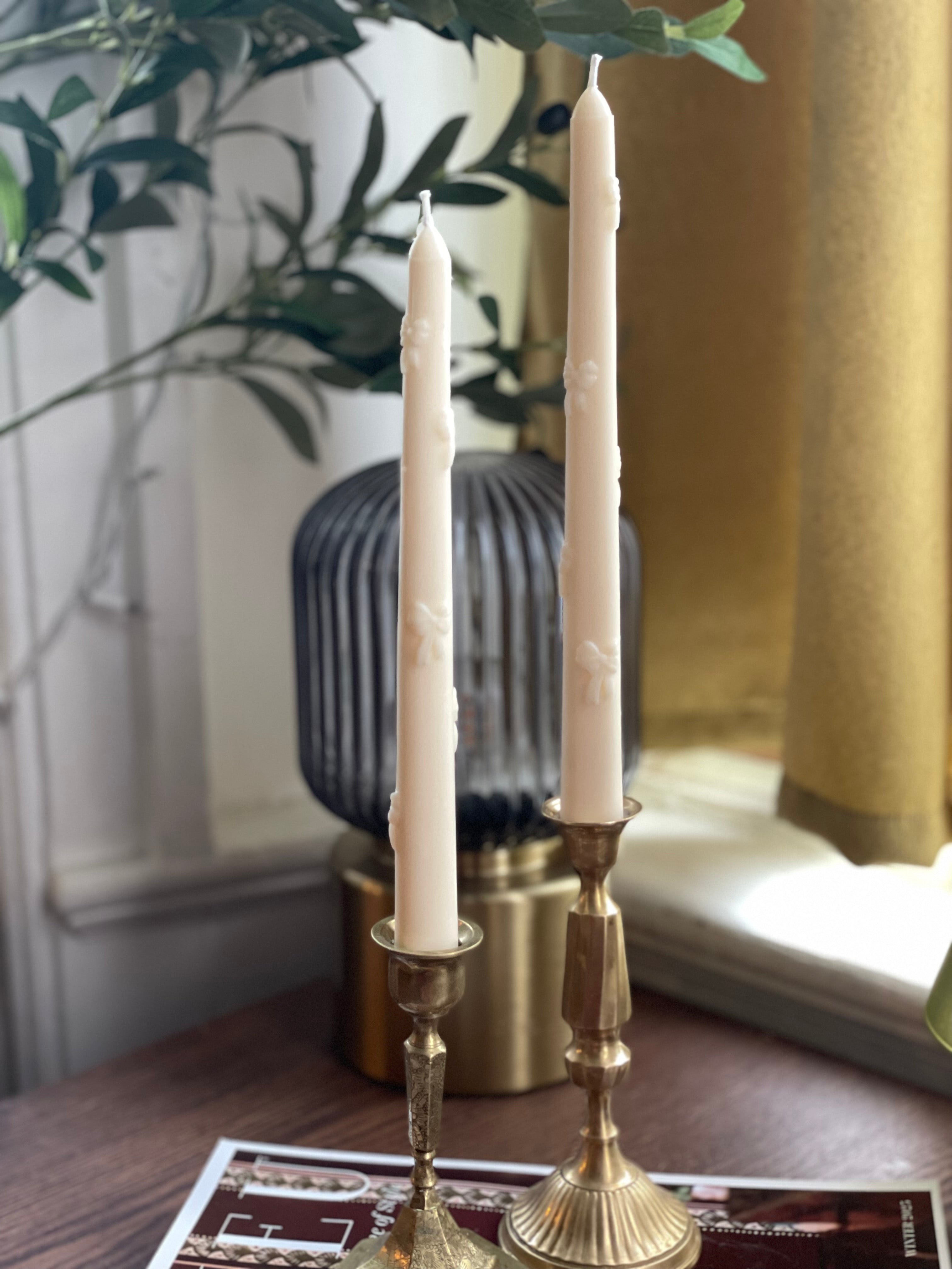 Ribbon Taper Candlestick Eloise and Oliver Candlestick art-noise.myshopify.com ribbon-taper-candlestick