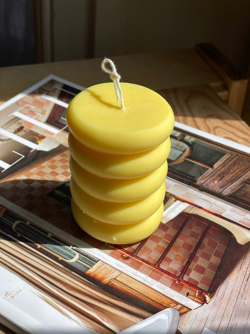 Squiggle Eloise and Oliver Decorative Candle art-noise.myshopify.com squiggle