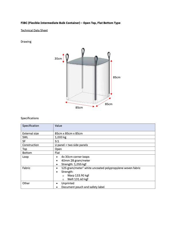 Byson Bulk Bags - 1 Ton