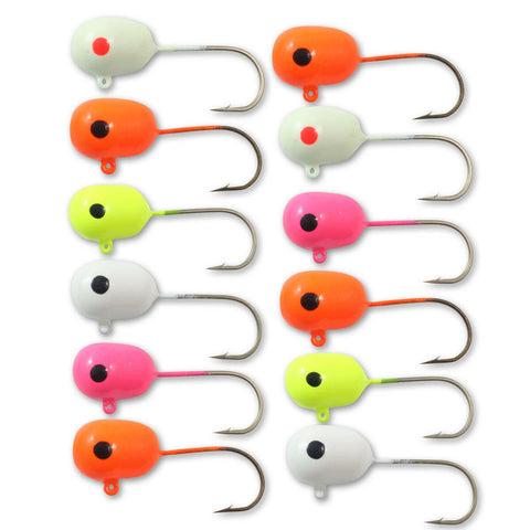 Northland High-Ball Floater Jig Heads #2 Assorted 12/pk Stony Tackle Shack Fishing Hooks art-noise.myshopify.com northland-high-ball-floater-jig-heads-2-assorted-12-pk