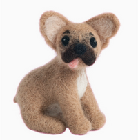 Hawthorn Handmade French Bulldog Mini Needle Felting Kit - Art Noise