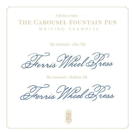 Ferris Wheel Press - Aluminum Carousel Pen Fine - Limited Edition Harlequin Dream - Art Noise