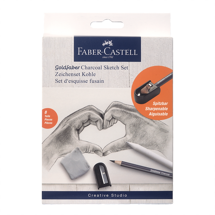 Faber-Castell - Goldfaber Charcoal Pencil Set