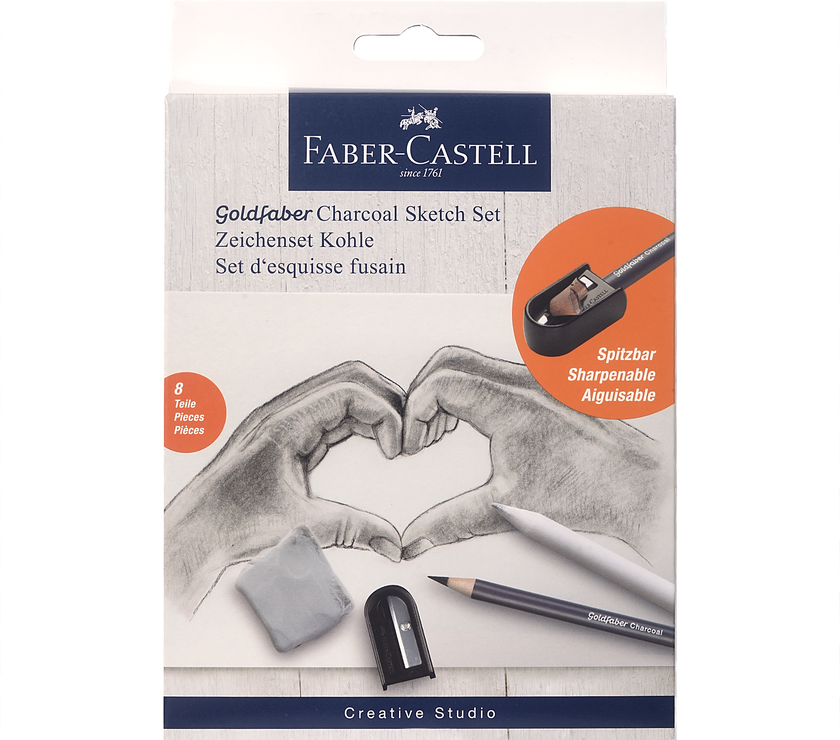 Faber-Castell - Goldfaber Charcoal Pencil Set - Art Noise