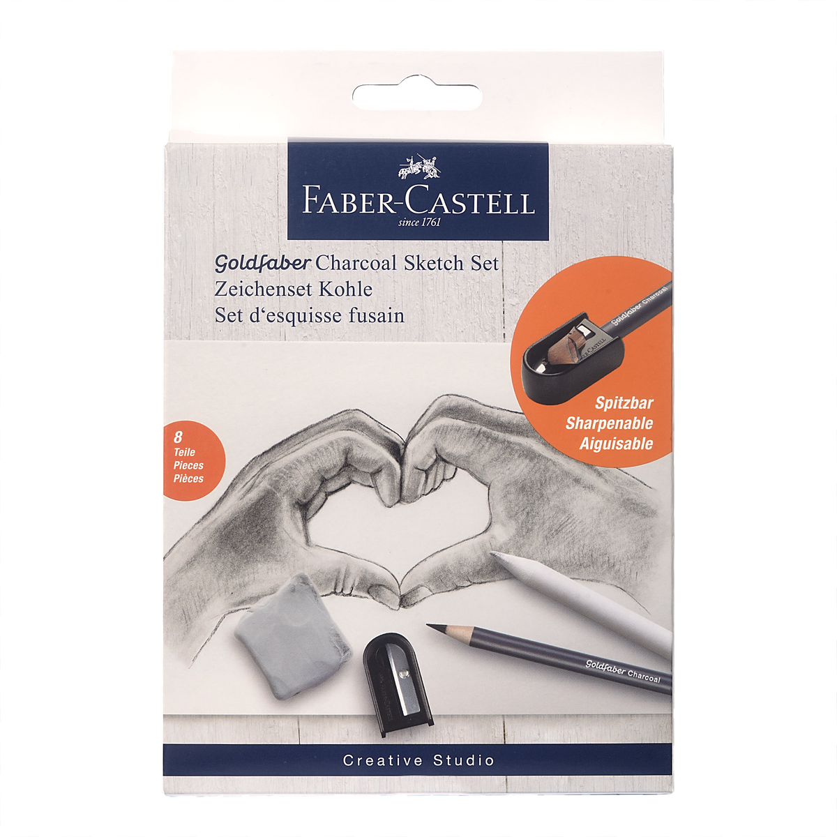 Faber-Castell - Goldfaber Charcoal Pencil Set