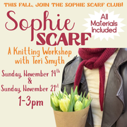 Sophie Scarf Knitting Workshop