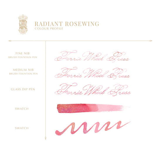 Ferris Wheel Press - FerriTales Radiant Rosewing Ink - Art Noise