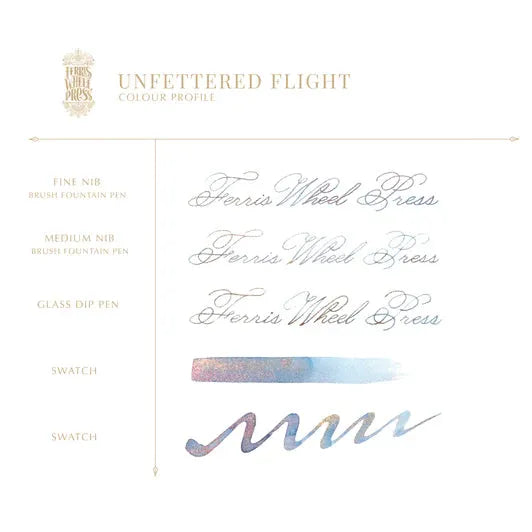 Ferris Wheel Press - FerriTales Wild Swans - Unfettered Flight Ink - Art Noise Ferris Wheel Press - FerriTales Wild Swans - Unfettered Flight Ink Ferris Wheel Press Pen Ink & Refills art-noise.myshopify.com ferris-wheel-press-ferritales-wild-swans-unfettered-flight-ink