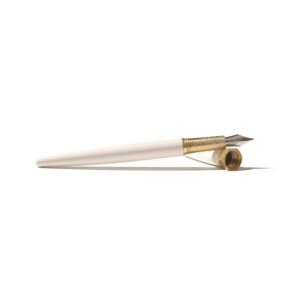 Ferris Wheel Press - Brush Fountain Pen  -  Crème Glacée White