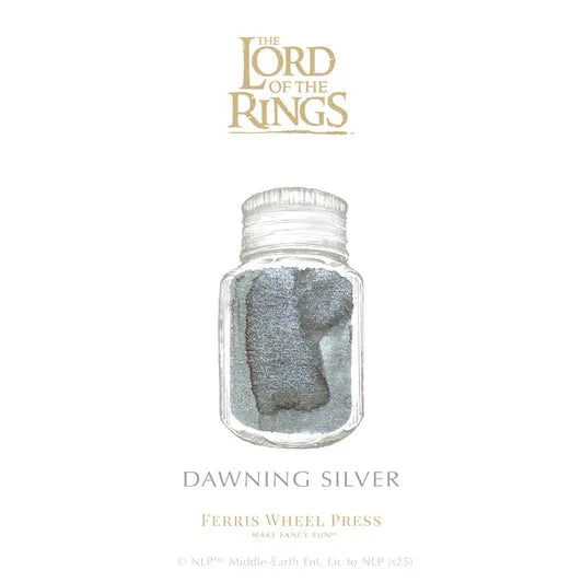  Warner Bros. | The Lord of the Rings | Dawning Silver Ink Ferris Wheel Press  art-noise.myshopify.com warner-bros-the-lord-of-the-rings-dawning-silver-ink