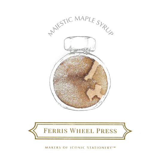 Ferris Wheel Press - 38ml Fountain Pen Ink - Majestic Maple Syrup