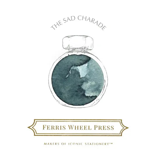 Ferris Wheel Press - 38ml Fountain Pen Ink - The Sad Charade - Art Noise Ferris Wheel Press - 38ml Fountain Pen Ink - The Sad Charade Ferris Wheel Press Pen Ink & Refills art-noise.myshopify.com ferris-wheel-press-38ml-fountain-pen-ink-the-sad-charade