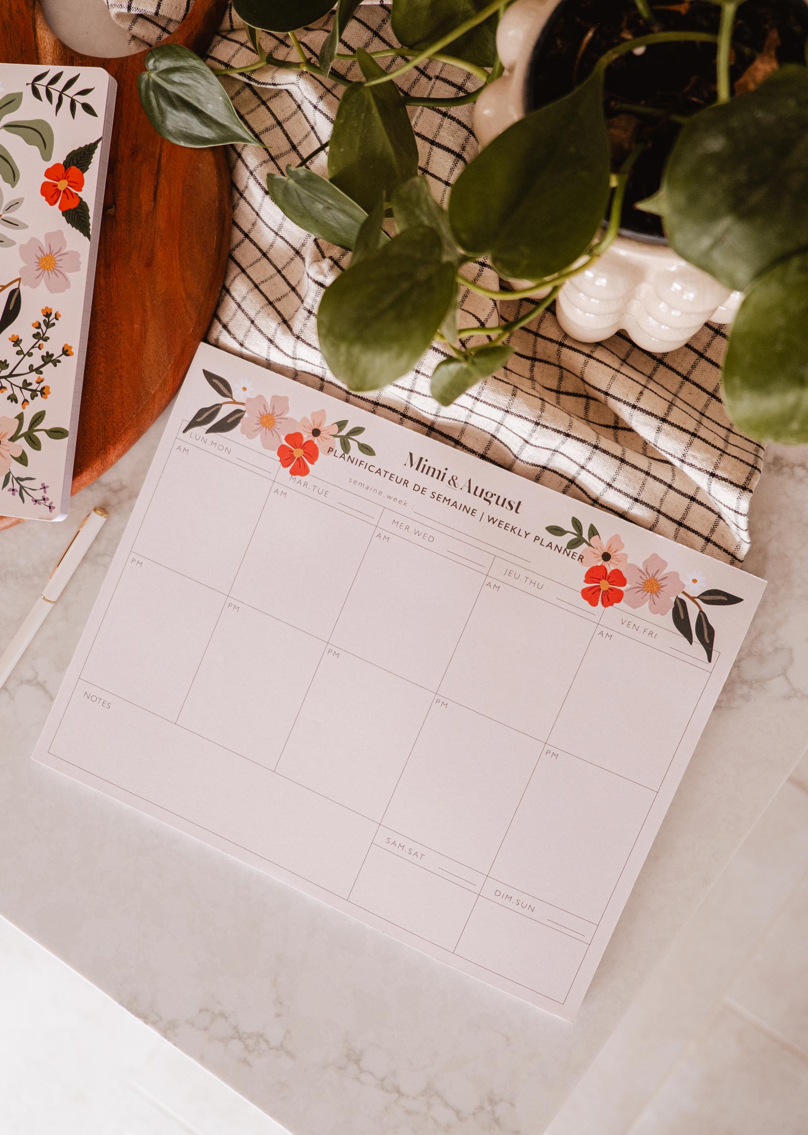 Flower Bomb - Weekly Planner