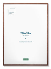 Dark Oak Frame, 28x39 in | 70x100 cm Opposite Wall Frame art-noise.myshopify.com dark-oak-frame-28x39-in-70x100-cm