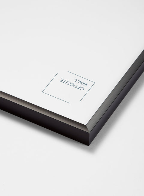 Black Metal Frame, 5x7 in | 13x18 cm Opposite Wall Frame art-noise.myshopify.com black-metal-frame-5x7-in-13x18-cm