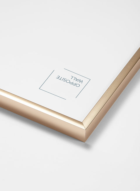 Gold Metal Frame, 12x16 in | 31x41 cm Opposite Wall Frame art-noise.myshopify.com gold-metal-frame-12x16-in-31x41-cm