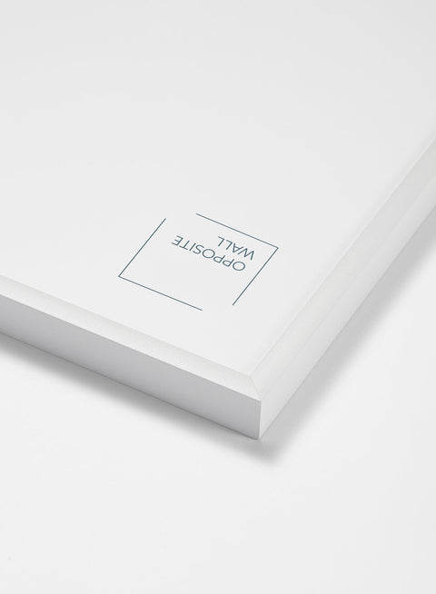 White Metal Frame (2 Pack), 5x7 in | 13x18 cm Opposite Wall Frame art-noise.myshopify.com white-metal-frame-2-pack-5x7-in-13x18-cm