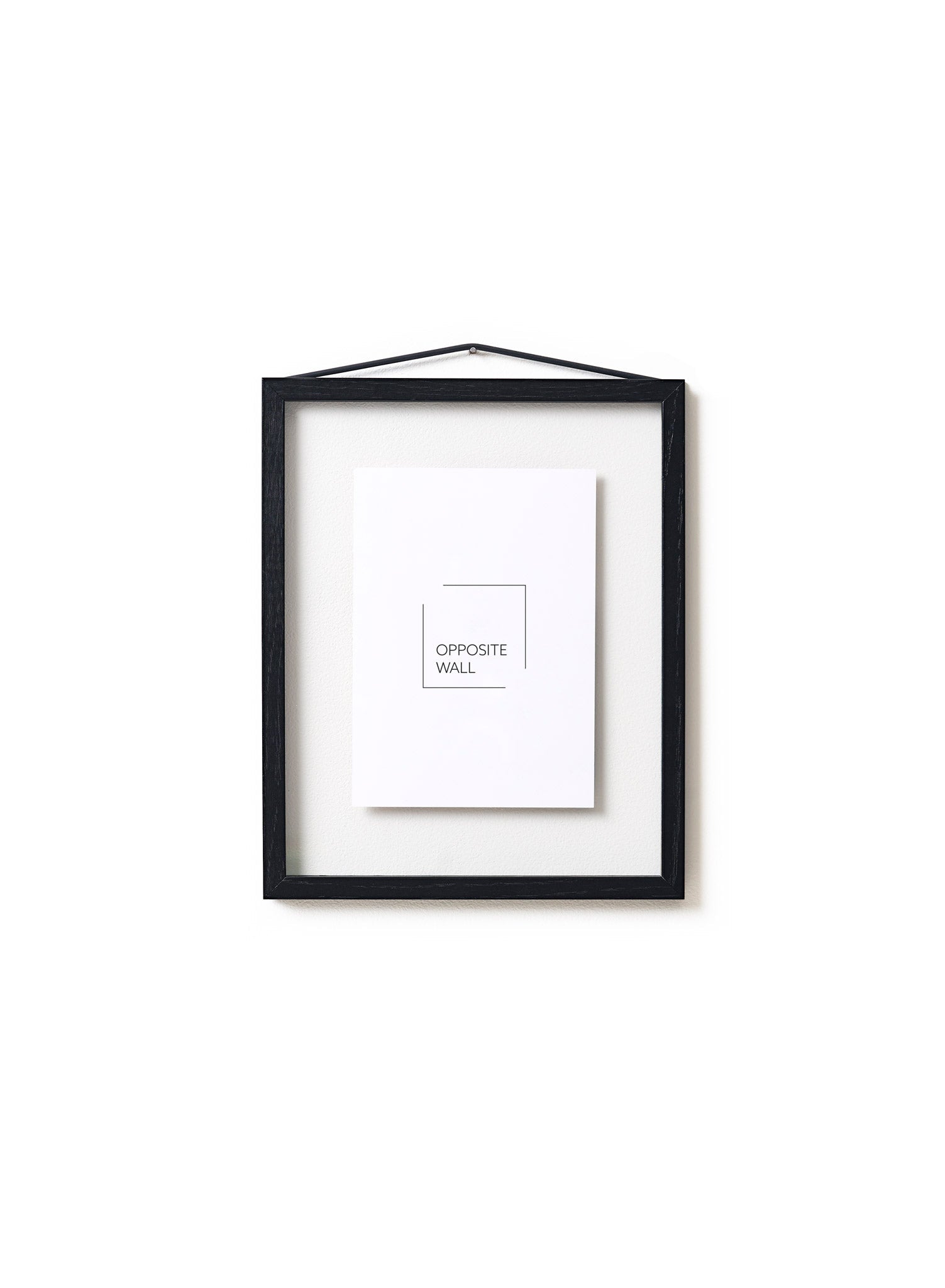Floating Black Oak Frame, 8x10 in | 20x25 cm Opposite Wall Frame art-noise.myshopify.com floating-black-oak-frame-8x10-in-20x25-cm