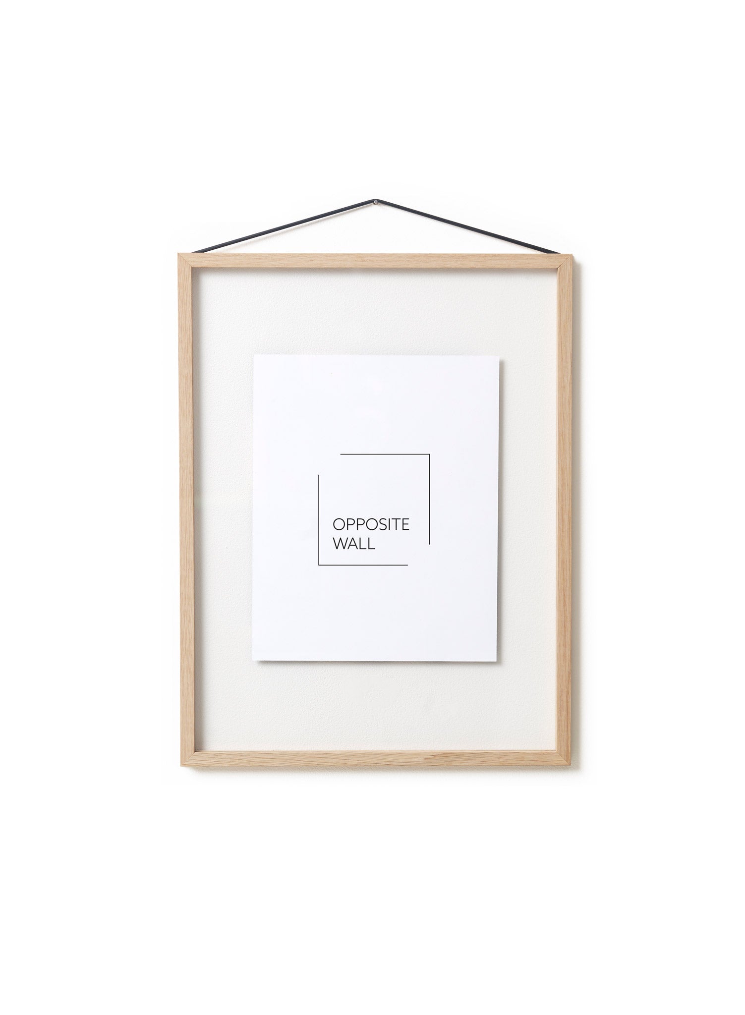 Floating Solid Oak Frame, 12x16 in | 31x41 cm Opposite Wall Frame art-noise.myshopify.com floating-solid-oak-frame-12x16-in-31x41-cm