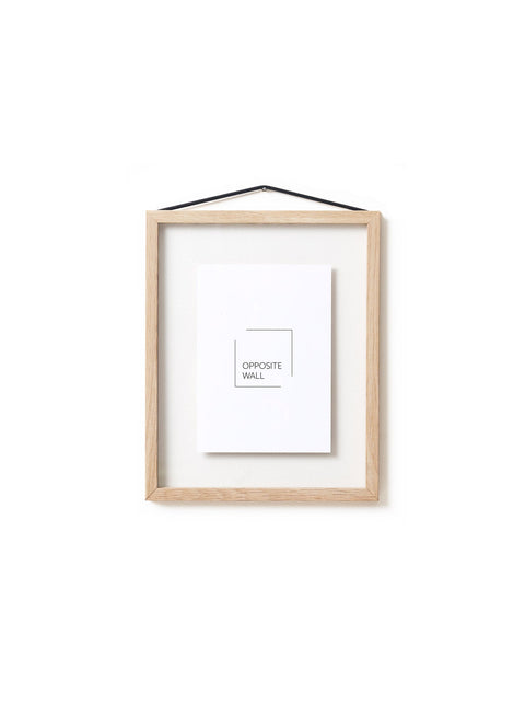 Floating Solid Oak Frame, 8x10 in | 20x25 cm