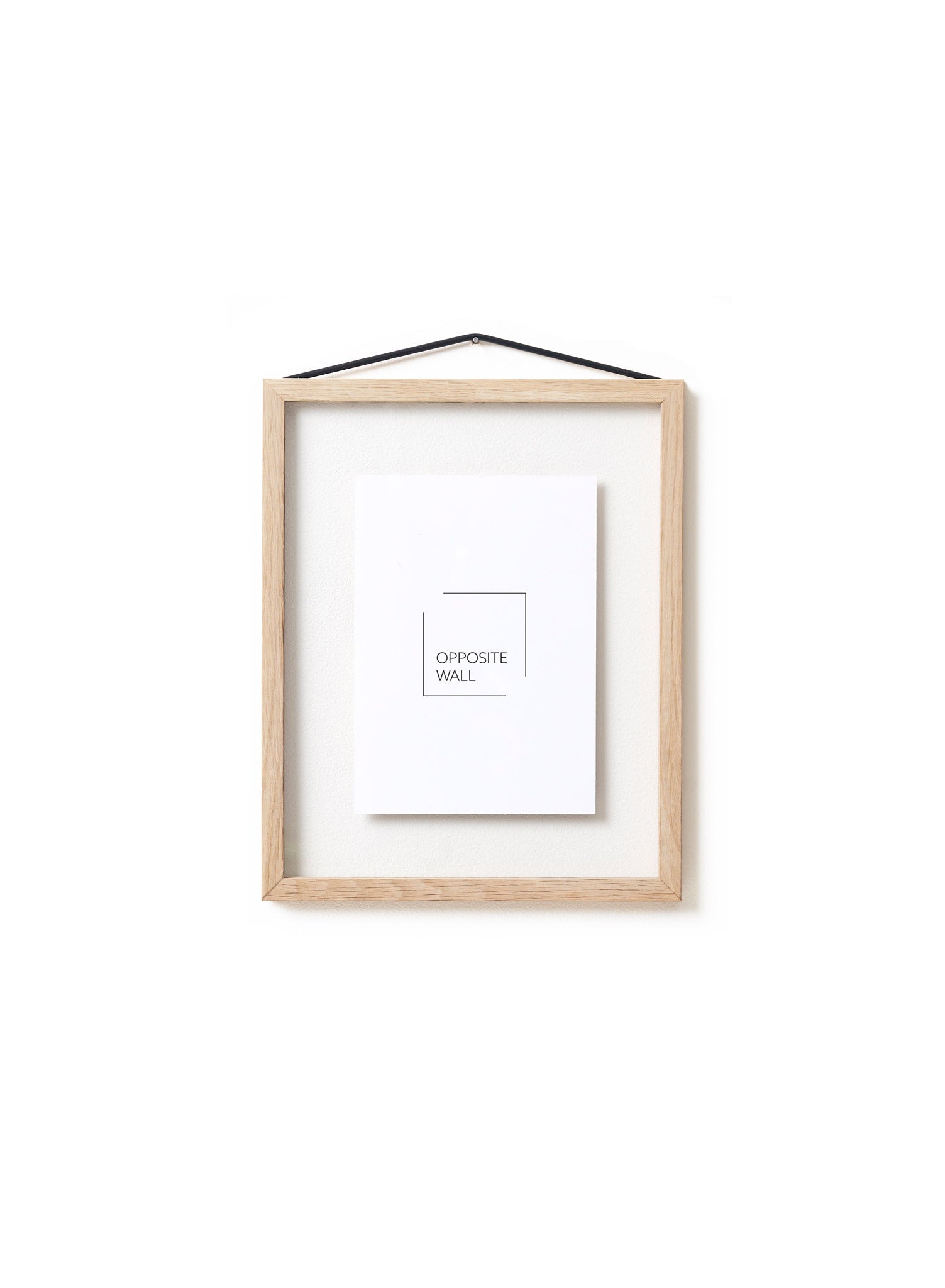 Floating Solid Oak Frame, 8x10 in | 20x25 cm Opposite Wall Frame art-noise.myshopify.com floating-solid-oak-frame-8x10-in-20x25-cm
