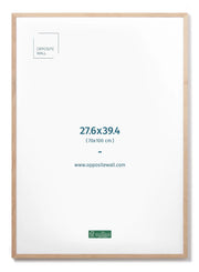 Solid Oak Frame, 28x39 in | 70x100 cm Opposite Wall Frame art-noise.myshopify.com solid-oak-frame-28x39-in-70x100-cm Solid Oak Frame, 28x39 in | 70x100 cm Opposite Wall Frame art-noise.myshopify.com solid-oak-frame-28x39-in-70x100-cm