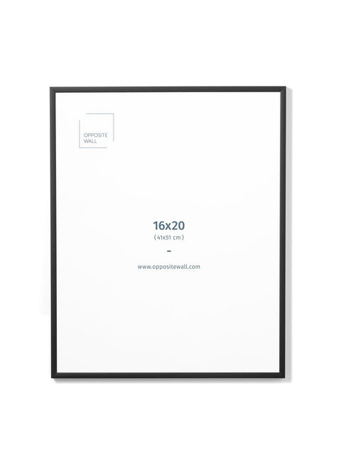 Black Metal Frame, 16x20 in | 41x51 cm