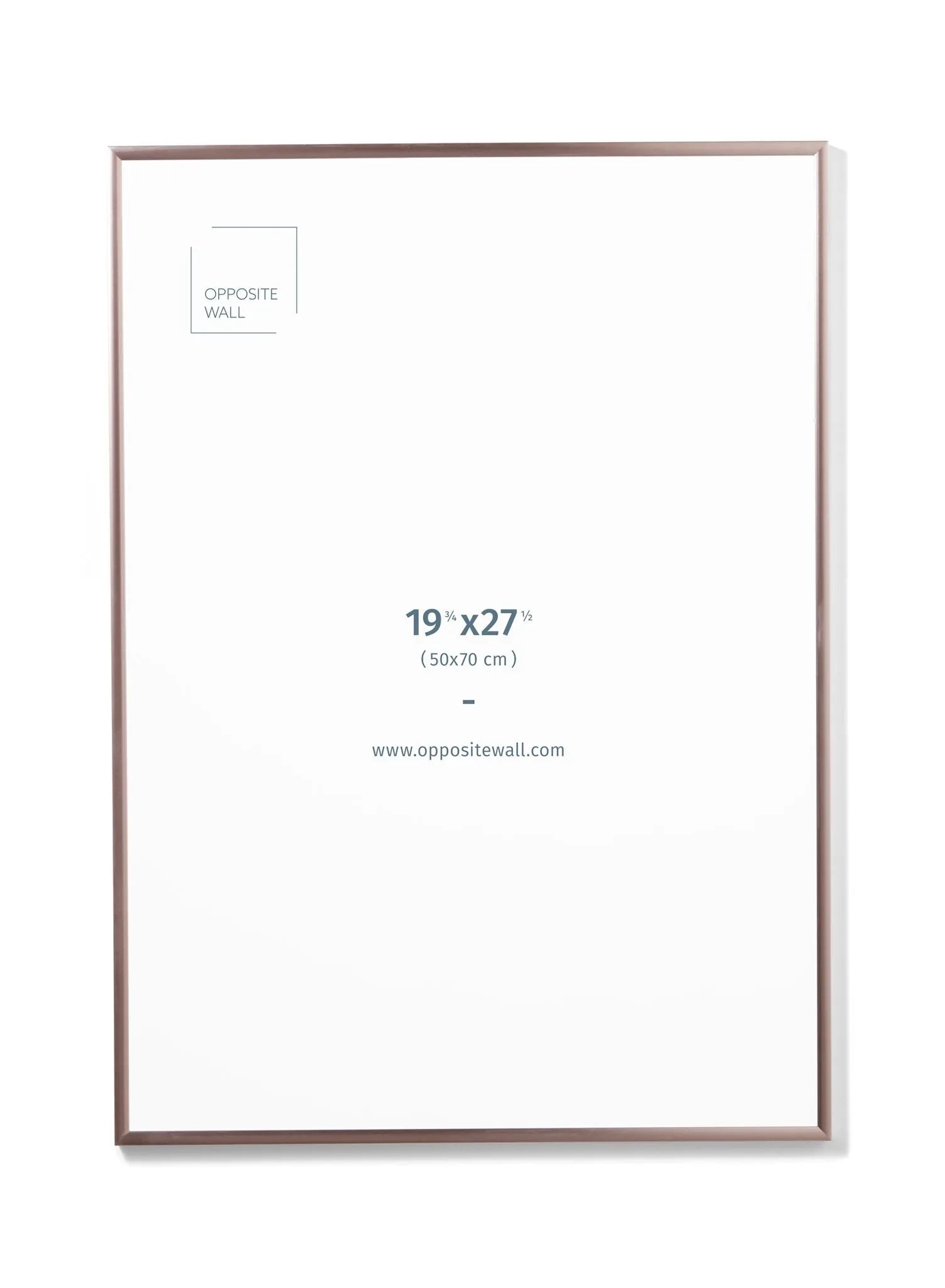 Rose Gold Metal Frame, 19¾x27½ in | 50x70 cm Opposite Wall Frame art-noise.myshopify.com rose-gold-metal-frame-19-x27-in-50x70-cm Rose Gold Metal Frame, 19¾x27½ in | 50x70 cm Opposite Wall Frame art-noise.myshopify.com rose-gold-metal-frame-19-x27-in-50x70-cm