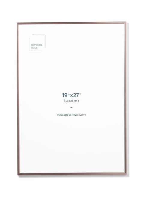 Rose Gold Metal Frame, 19¾x27½ in | 50x70 cm Opposite Wall Frame art-noise.myshopify.com rose-gold-metal-frame-19-x27-in-50x70-cm Rose Gold Metal Frame, 19¾x27½ in | 50x70 cm Opposite Wall Frame art-noise.myshopify.com rose-gold-metal-frame-19-x27-in-50x70-cm
