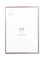 Rose Gold Metal Frame, 19¾x27½ in | 50x70 cm Opposite Wall Frame art-noise.myshopify.com rose-gold-metal-frame-19-x27-in-50x70-cm