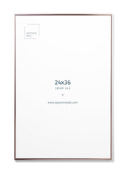 Rose Gold Metal Frame, 24x36 in | 61x91 cm