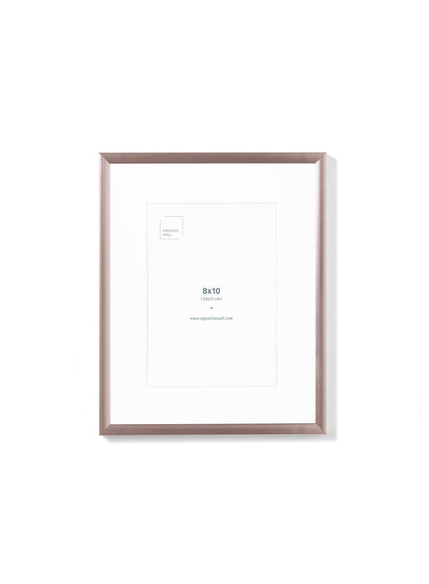 Rose Gold Metal Frame, 8x10 in | 20x25 cm